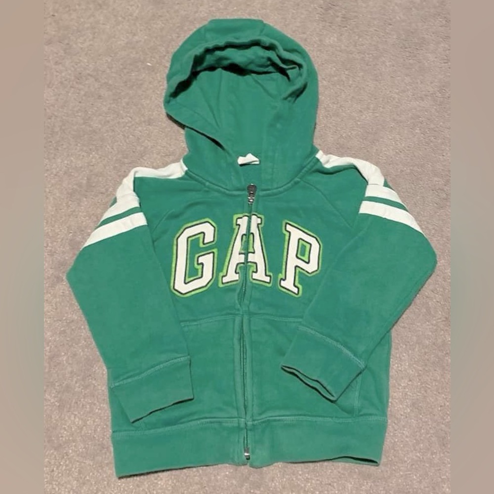 Gap baby zip up hoodie sweatshirt size 2 years.